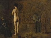 Thomas Eakins William Rush Carving His Allegorical Figure of the Schuylkill River oil on canvas